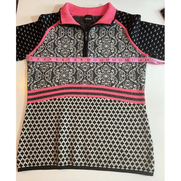 BOGA Size Medium Merino Wool Blend Sweater - Picture 3 of 8